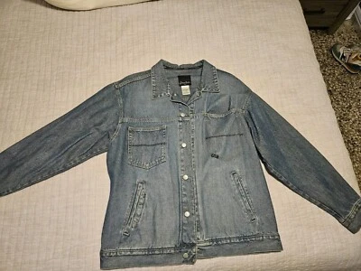 Chaqueta vaquera azul Jean Sean John talla grande Foto 1 de 4