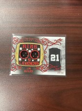 2022 Leaf In The Game Used Tim Duncan Ring 5 Leaders GU Patch 38/50 SP