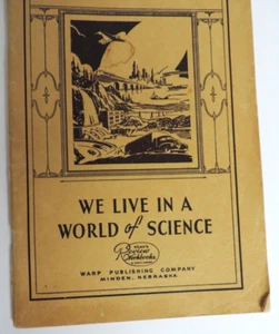 We Live in a World of Science - Workbook - Paperback - 1942 - Picture 1 of 6