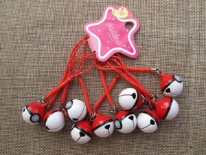 New 60 pcs Japanese anime Jingle Bells Lanyard DIY Making Accessories keychians - Picture 1 of 1