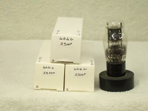 Type 6G6 G vacuum tubes radio, TV, HAM, tested and repackaged, used - Picture 1 of 1