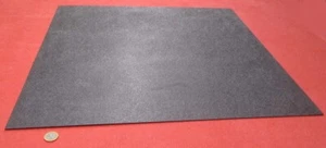 ABS Sheet  Haircell Textured, 1 Side, Black, .094" (3/32") x 24" x 24" - Picture 1 of 12
