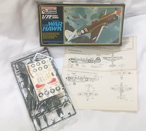 HASEGAWA MINICRAFT US ARMY FIGHTER CURTISS P-40N WAR HAWK 1:72 SCALE MODEL PLANE - Picture 1 of 11