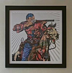 DILLON BOY 2014 "This is my Boom Stick" Framed - Ltd Edn #21/175 Signed/Stamped - Picture 1 of 12