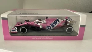 SPARK 1/43 BWT Racing Point RP20 Belgian GP 2020 Sergio Perez box car Minimax - Picture 1 of 6