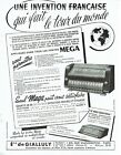 publicit Advertising 0921 1952   postes Mega  multiplicateur circuits 