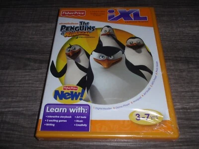 Nickelodeon The Penguins Of Madagascar iXL Learning System CDROM New Sealed 2010 - Image 1 of 3