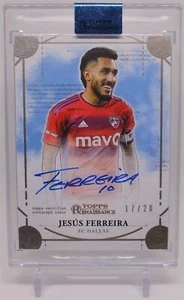 2022 Topps Renaissance MLS Engravement Autograph #JF4 Jesus Ferreira 17/20 Auto - Picture 1 of 2
