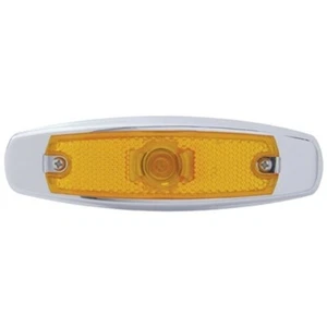 Luz marcadora y separación rectangular ámbar con 1 bombilla para Peterbilt - Imagen 1 de 3
