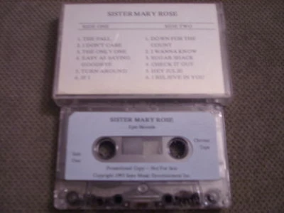 MEGA RARE PROMO Sister Mary Rose CASSETTE TAPE Blackfish SELF Dr. Nik EPIC 1993 - Image 1 of 2