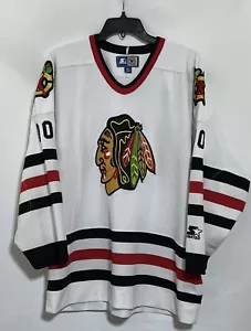 STARTER Clark Griswold Chicago Blackhawks NHL Hockey Jersey Christmas Vacation - Picture 1 of 13