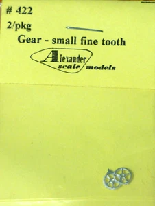 Alexander Scale HO #422 Gear small fine tooth / Light Cast - Picture 1 of 1
