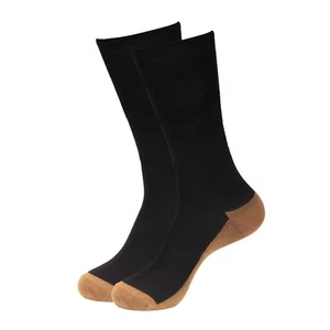 Copper D - Copper Compression Socks - Infused with Bamboo Charcoal and Copper - Picture 1 of 3