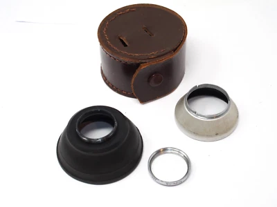Zeiss Ikon S27 Rubber Hood/ Metal Hood/ UV Filter - Image 1 of 4
