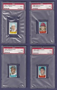 1969 Topps Stamps Baseball PSA 7, 9 * You Pick *