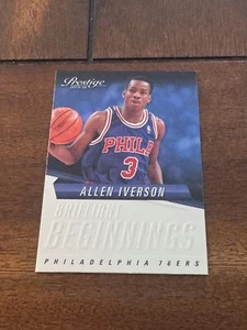 2015-16 Panini Prestige Brilliant Beginnings Allen Iverson Sports Trading Card - Picture 1 of 11