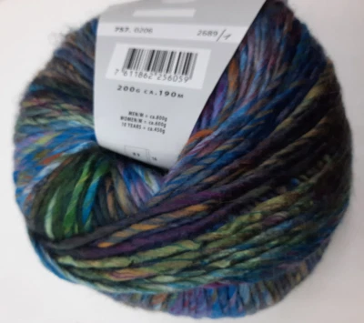 (99,75 €/kg): 100 g LangYarns MILLE COLORI BIG, Fb. 206 #7361 - Bild 1 von 2