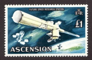 1971 Ascension Island Sc# 151 - £1, Future Space Station. MNH Cv$4.50 - Picture 1 of 1