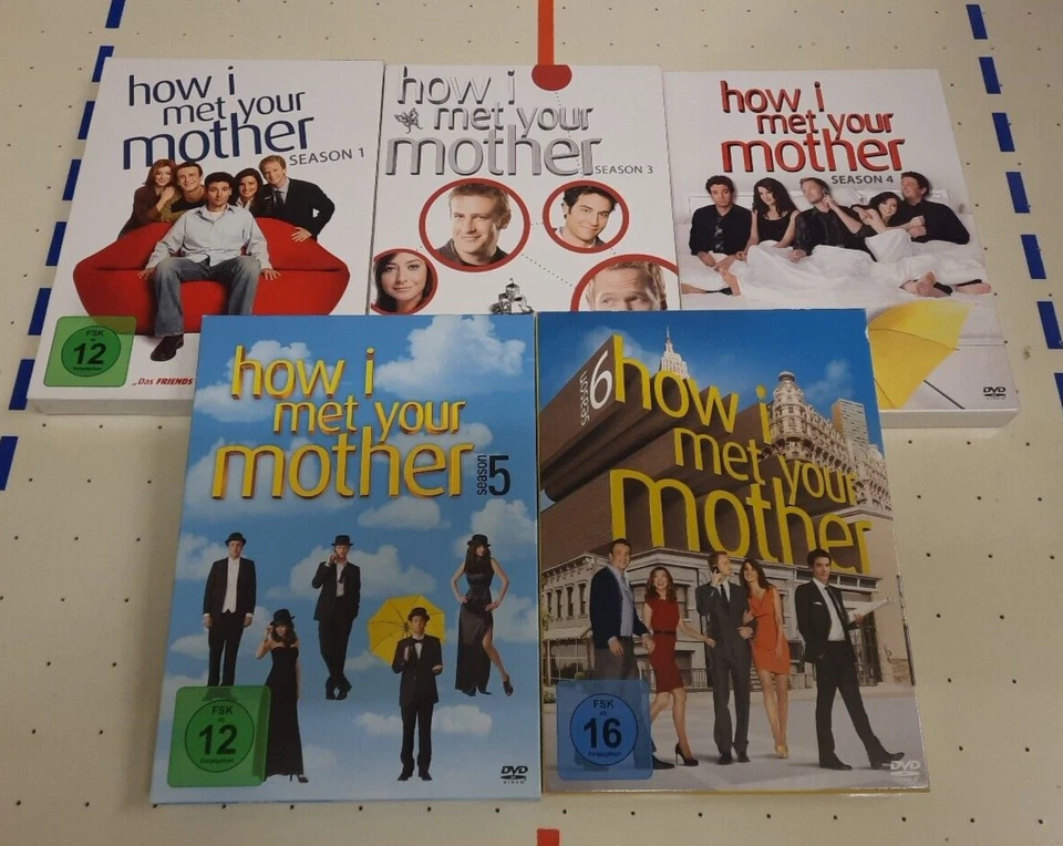 DVD Serie How i met your mother Komplette Staffel 1, 3, 4, 5, 6 | Zust. Sehr Gut - Bild 1 von 1