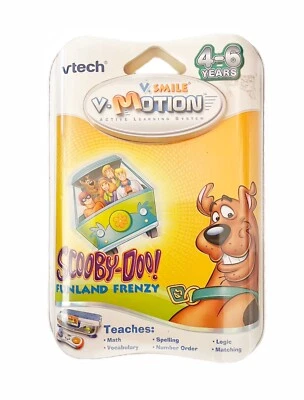 NEW Vtech V.Smile Motion Scooby-Doo! Funland Frenzy Teaches Math Vocab Matching - Image 1 of 2