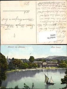 64582,Kammer am Attersee Hotel Seehof Segelboot Boot pub. F.E. Brandt 790 - Picture 1 of 1