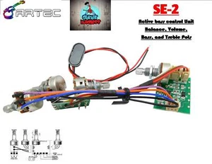 Artec SE2 Preamp/EQ for Bass Guitar 4 pot vol, bass, treble, and Balance. - Picture 1 of 6