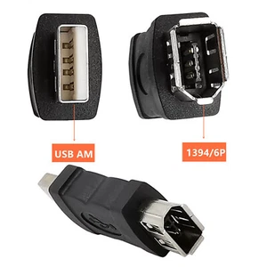 Firewire IEEE 1394 6 Pin Buchse auf USB A Stecker Adapter Konverter für Drucker PDA - Bild 1 von 12