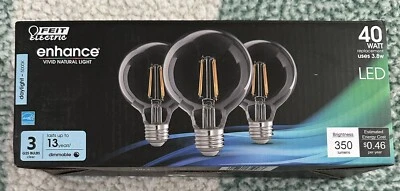 Feit Electric Soft White Filament LED Light Bulb Replacements (2) Pack Enhance - Image 1 of 3