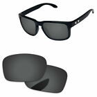 PapaViva Black Grey Polarized Replacement Lenses For-Oakley Holbrook OO9102