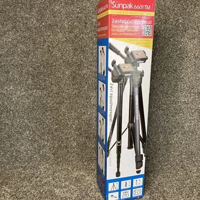 SUNPAK - 6601TM 2 - In 1 Tripod/ Monopod Quick Changeover - Image 1 of 4