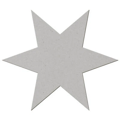Pappe 6 armiger Stern - 3-50cm Basteln Deko - Bild 1 von 4