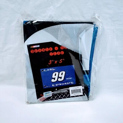 Roush Fenway Racing Nascar Carl Edwards #99 Double Sided Flag 3' X 5' - Image 1 of 2