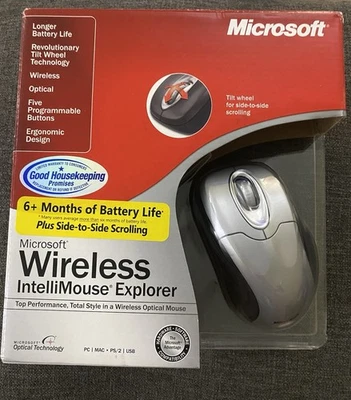 Microsoft Wireless IntelliMouse Explorer Tilt Wheel M03-00045 Mouse Great Cond. - Image 1 of 4