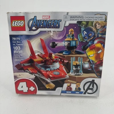 NEW Lego Marvel Avengers 76170 Iron Man vs Thanos Building Toy 103 Pieces Age 4+ - Image 1 of 4