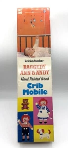 Raggedy Ann & Andy Baby Musical Crib Mobile and Dolls Knickerbocker Vintage - Picture 1 of 14