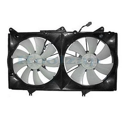 Conjunto de motor ventilador de refrigeración condensador radiador aire acondicionado radiador Lexus ES-330 04 05 06 Foto 1 de 4