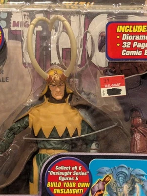 Marvel Legends LOKI con cómic - Serie Onslaught, 2006 - NUEVO Foto 1 de 4