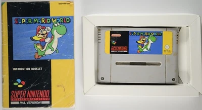 Super Mario World SNES 1992 COMPLETE | PAL | TESTED | NINTENDO | PLATFORMER - Image 1 of 2