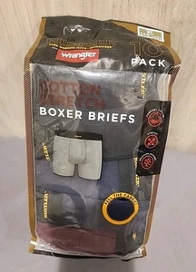 NWT Rustler Wrangler Boxer Briefs for Men, XL 40-42 10 PK - Picture 1 of 7