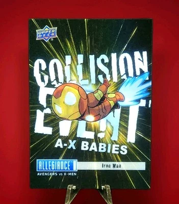 2023 ALLEGIANCE Avengers vs X-Men Collision Event  A-X Babies Iron Man ~ Marvel - Image 1 of 4