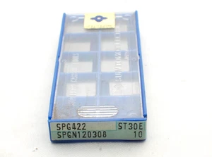 NEW (Qty 8) Sumitomo Carbide Indexable Inserts - SPG422 Grade ST30E #SPGN120308 - Picture 1 of 4