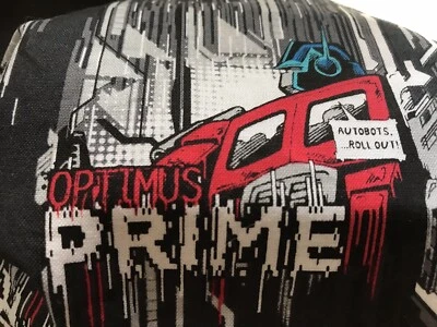 TRANSFORMERS OPTIMUS PRIME HANDMADE TRIPLE LAYERS COTTON/POLYESTER MASK-WASHABLE - Image 1 of 4