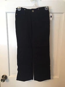 Gap Kids Girls Blue Boot Leg Uniform Pants Size 7 Regular New With Tags - Picture 1 of 7