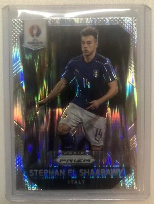  Panini Prizm UEFA Euro '16 Prizms Flash #95 Stephan El Shaarawy - Image 1 of 2