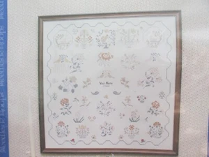 ""HANNA GILBERT MUSEUM SAMPLER"" - GESTEMPELT FÜR STICKPACKUNG - NEU - Bild 1 von 3