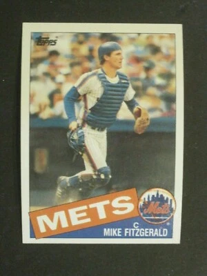 1985 TOPPS MIKE FITZGERALD NEW YORK METS CARD #104!!!!!!!  - Image 1 of 2