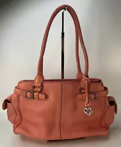 Borsa in pelle rosa Brighton - Foto 1 di 17