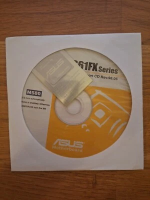 ASUS Motherboard M580 Driver Support CD for SiS 661 (661GX/661FX) + sticker - Image 1 of 3
