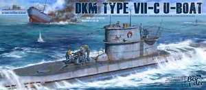 Buque submarino Border BS001 - 1:35 DKM tipo VII-C cubierta superior - Imagen 1 de 11