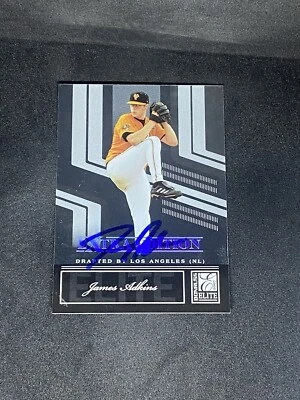 James Adkins 2007 Donruss Elite Extra Edition #44 LA Dodgers Auto Signed Card - Image 1 of 3